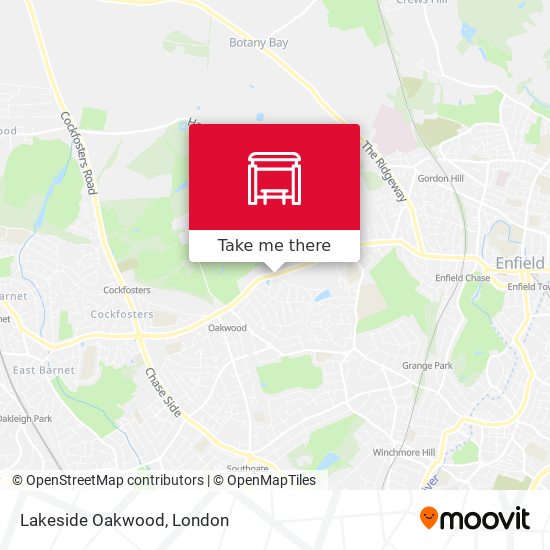 Lakeside Oakwood map