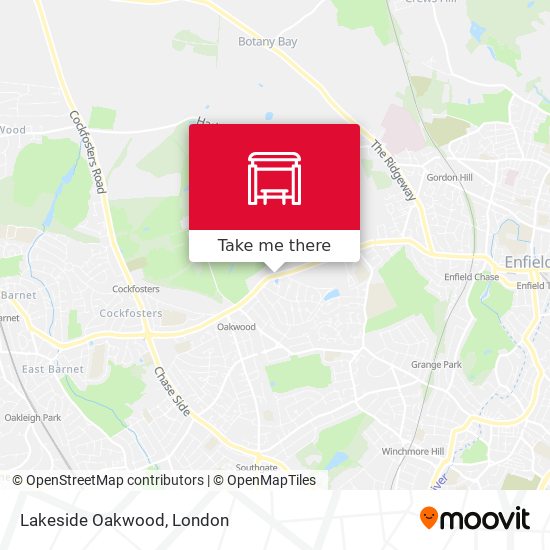 Lakeside Oakwood map