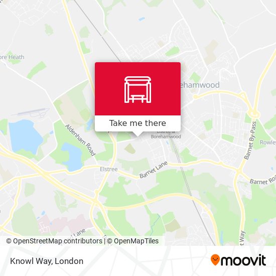 Knowl Way map