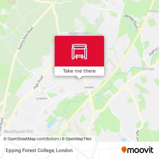 Epping Forest College map