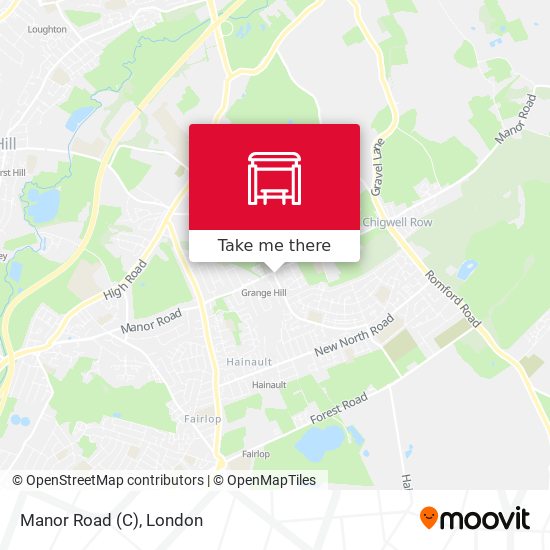 Manor Road (C) map