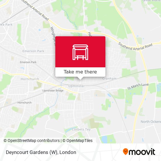 Deyncourt Gardens (W) map