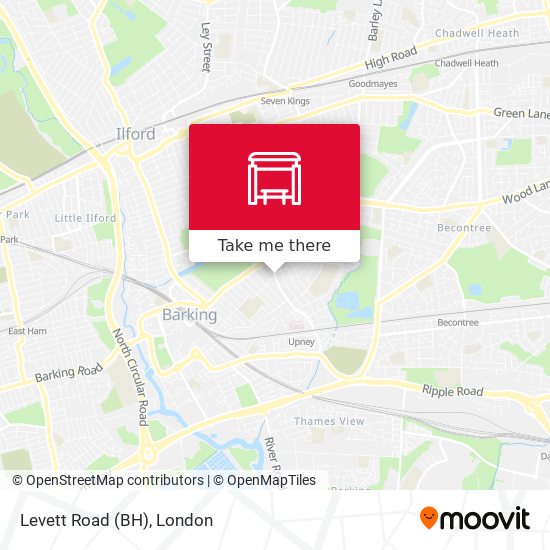 Levett Road (BH) map