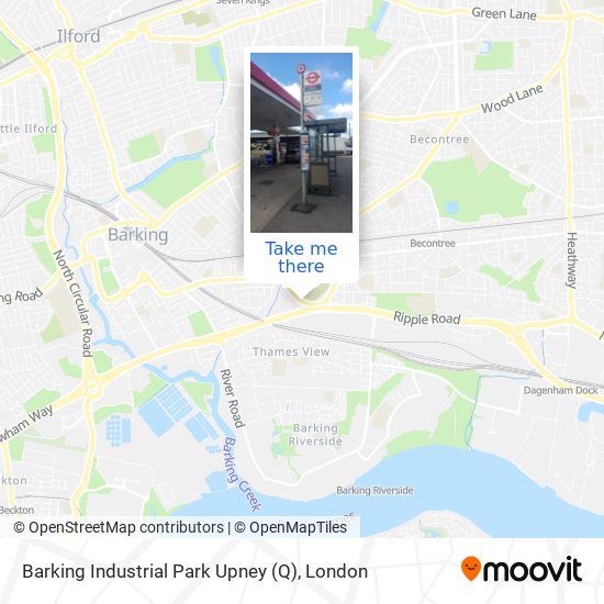 Barking Industrial Park Upney (Q) map