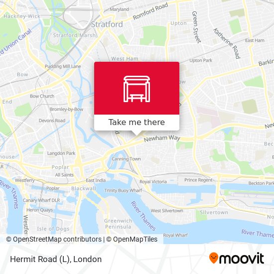 Hermit Road (L) map