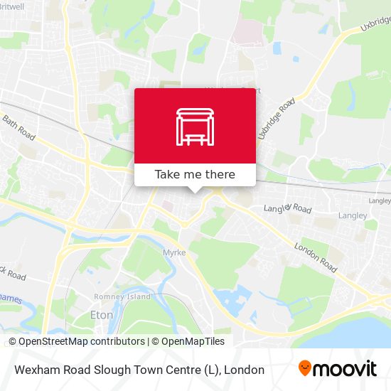 Wexham Road Slough Town Centre (L) map