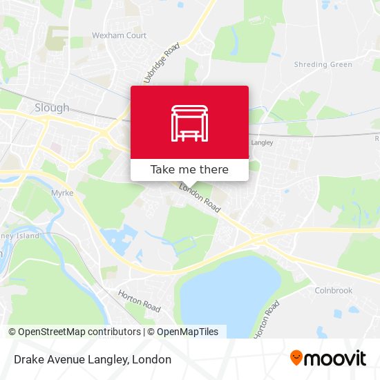 Drake Avenue Langley map