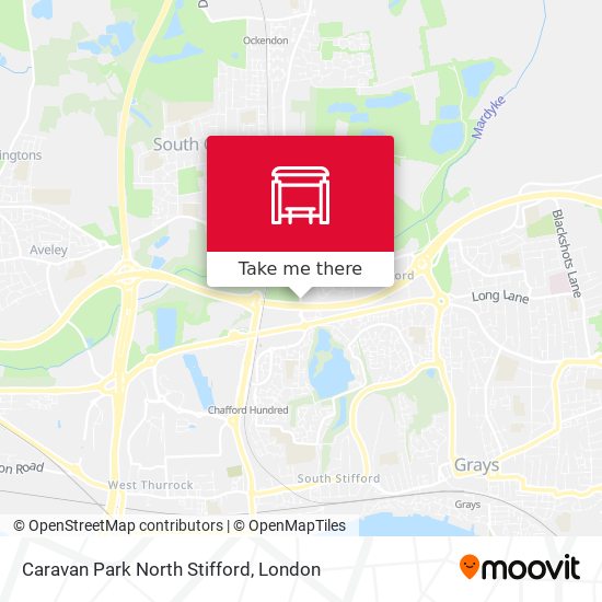 Caravan Park North Stifford map
