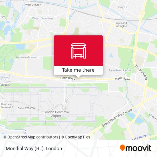 Mondial Way (BL) map
