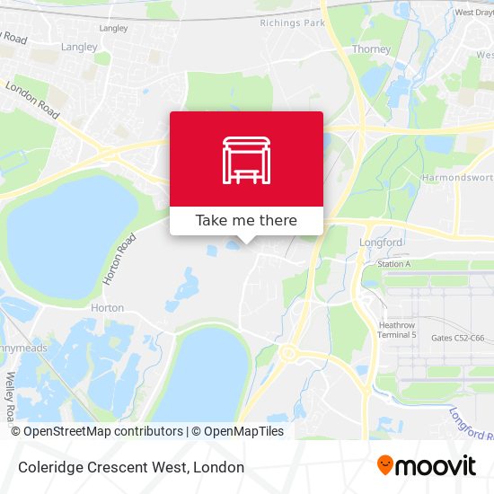 Coleridge Crescent West map