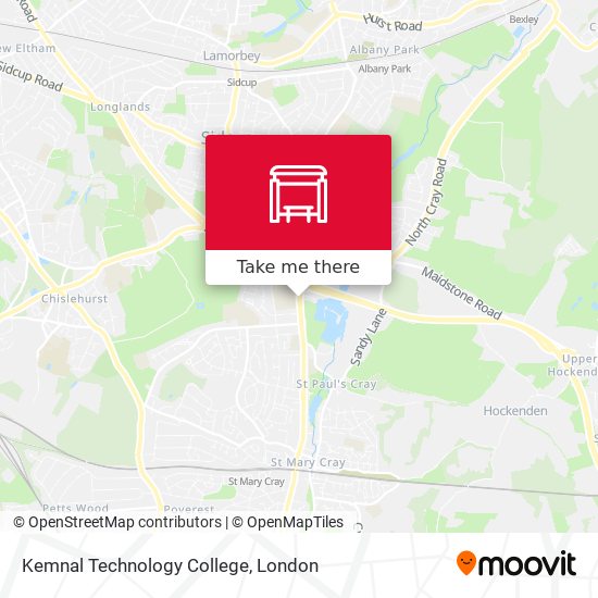 Kemnal Technology College map