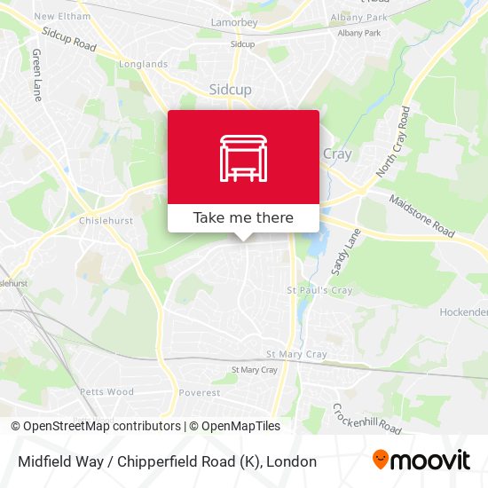 Midfield Way / Chipperfield Road (K) map