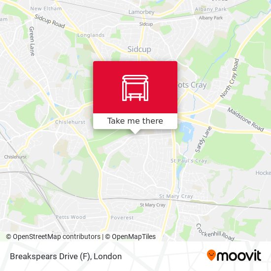 Breakspears Drive (F) map