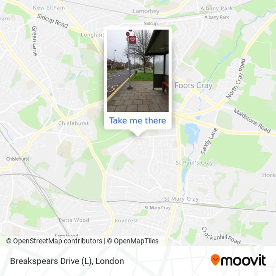 Breakspears Drive (L) map