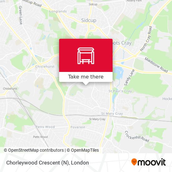 Chorleywood Crescent (N) map