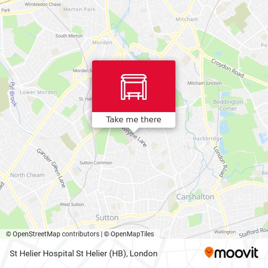 St Helier Hospital St Helier (HB) map