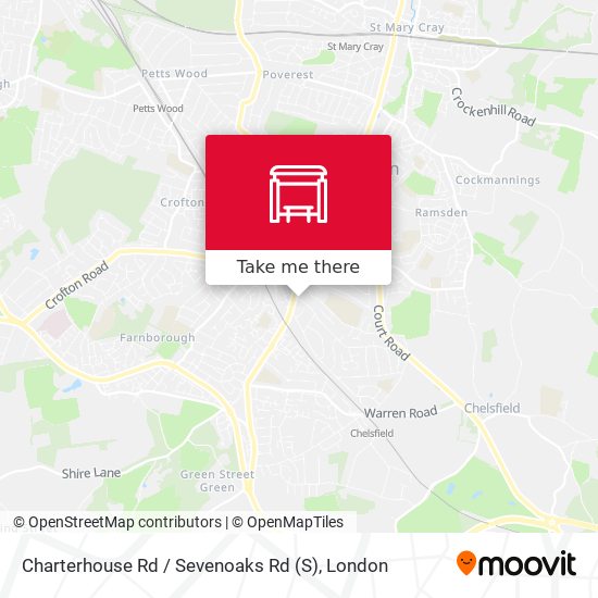 Charterhouse Rd / Sevenoaks Rd map