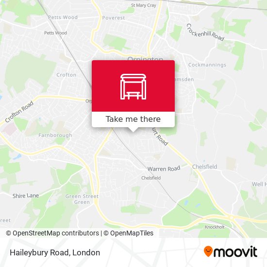 Haileybury Road map