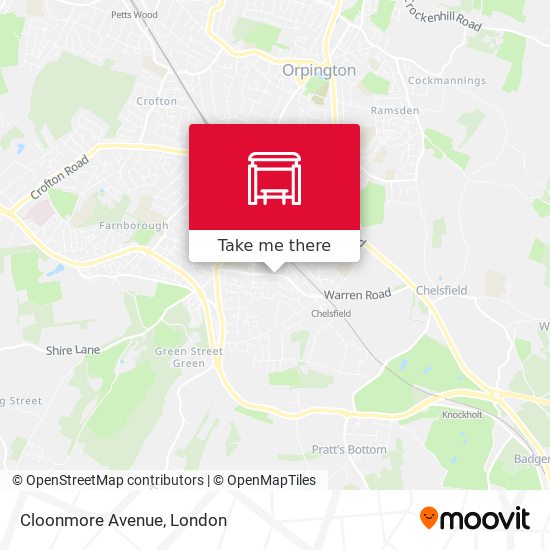 Cloonmore Avenue map