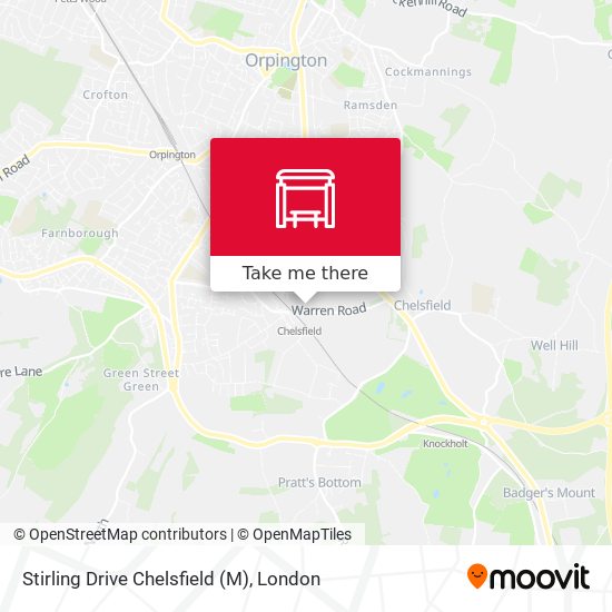 Stirling Drive Chelsfield (M) map