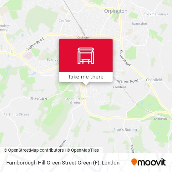 Farnborough Hill Green Street Green map