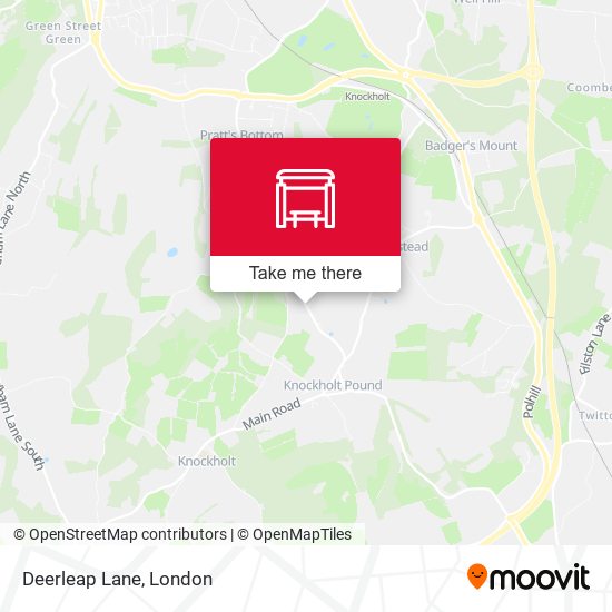 Deerleap Lane map