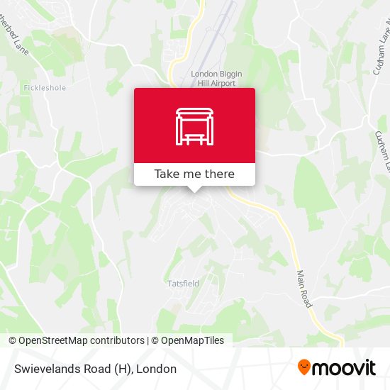 Swievelands Road (H) map