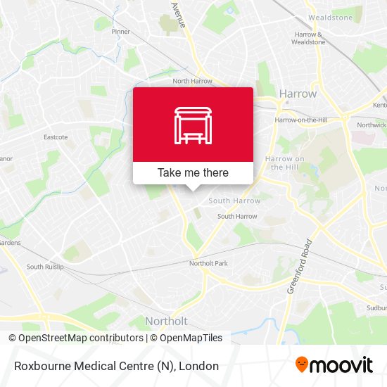 Roxbourne Medical Centre (N) map