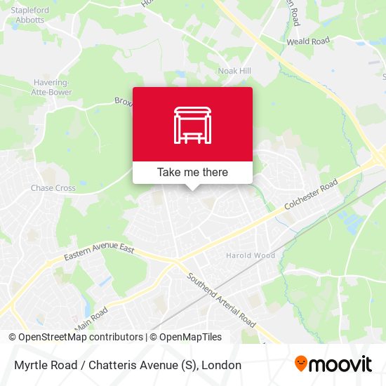 Myrtle Road / Chatteris Avenue (S) map