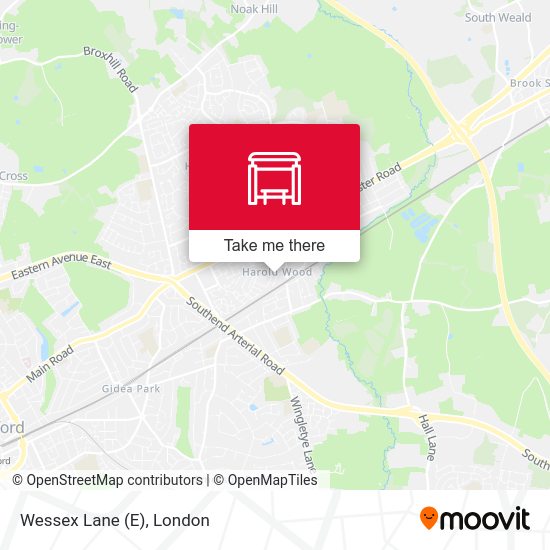 Wessex Lane (E) map