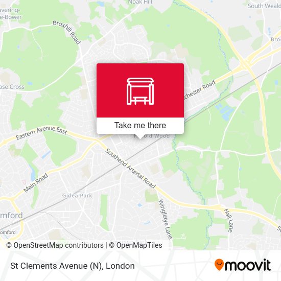 St Clements Avenue (N) map