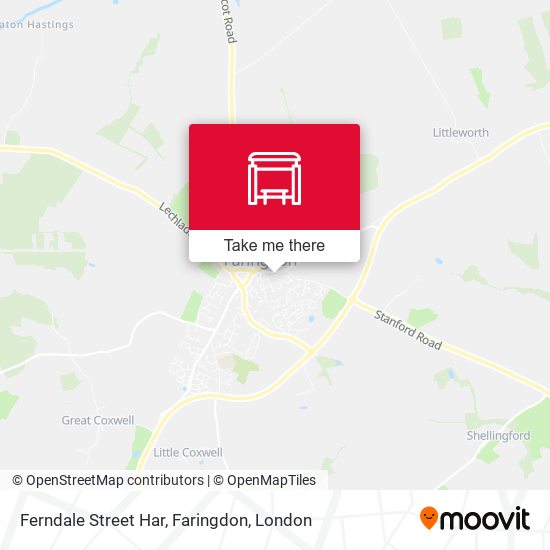 Ferndale Street Har, Faringdon map