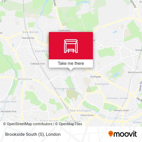 Brookside South map