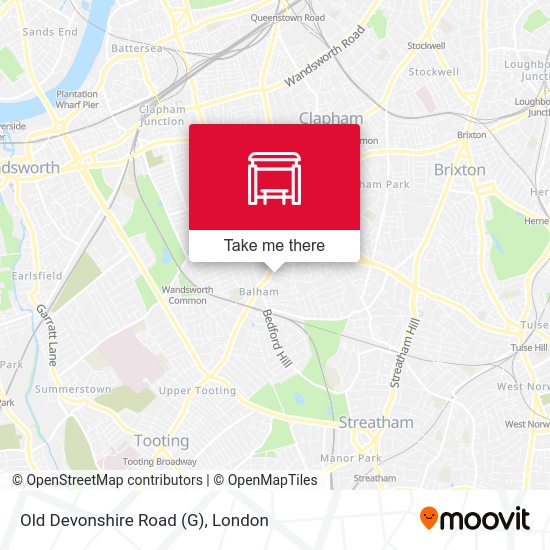 Old Devonshire Road (G) map