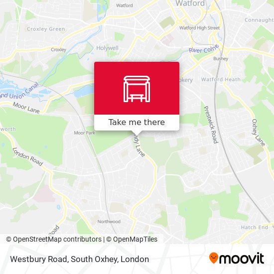 Westbury Road, South Oxhey map