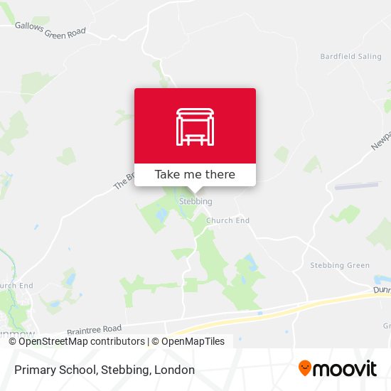 Primary School, Stebbing map