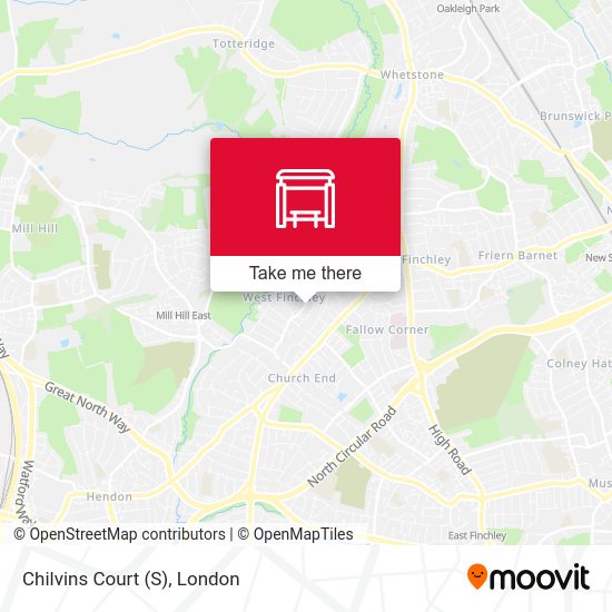 Chilvins Court (S) map