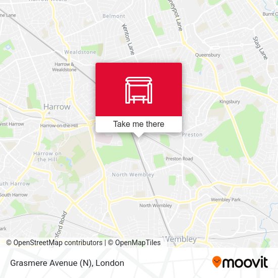 Grasmere Avenue (N) map