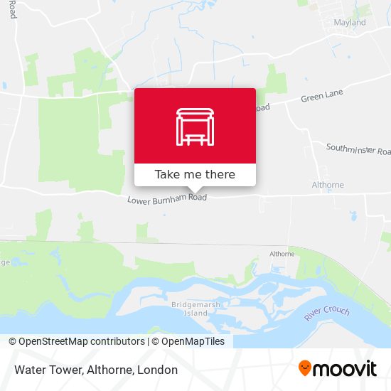 Water Tower, Althorne map
