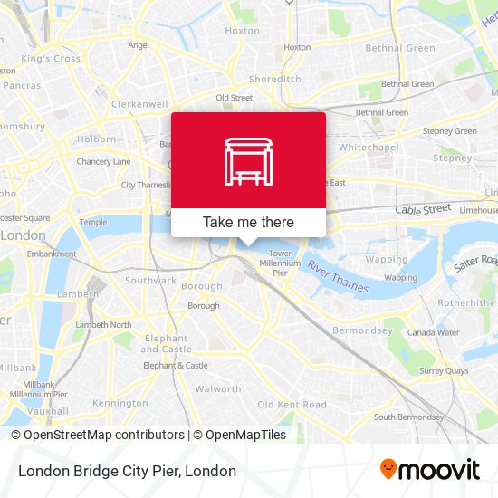 London Bridge City Pier map