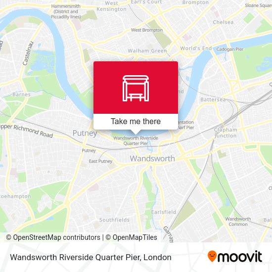 Wandsworth Riverside Quarter Pier map
