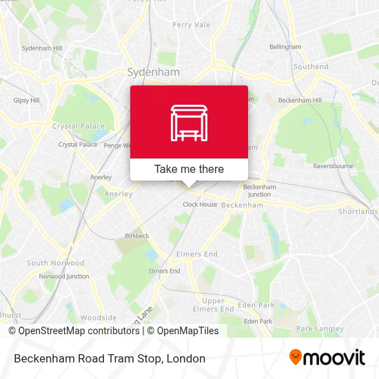 Beckenham Road Tram Stop - Routes, Schedules, and Fares