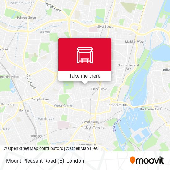 Mount Pleasant Road (E) map