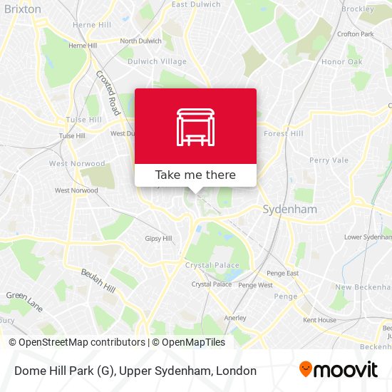Dome Hill Park (G), Upper Sydenham map