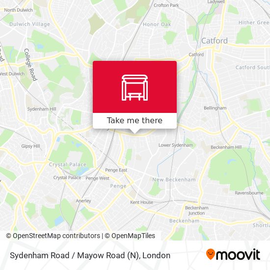 Sydenham Road / Mayow Road (N) map