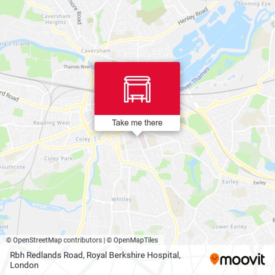 Rbh Redlands Road, Royal Berkshire Hospital map