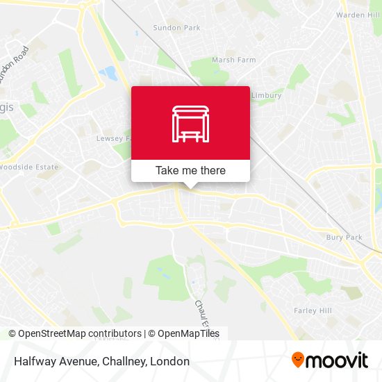 Halfway Avenue, Challney map