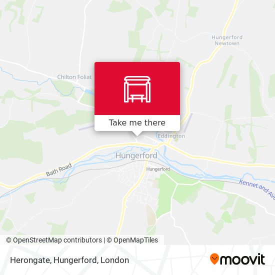 Herongate, Hungerford map