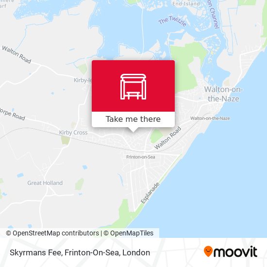 Skyrmans Fee, Frinton-On-Sea map
