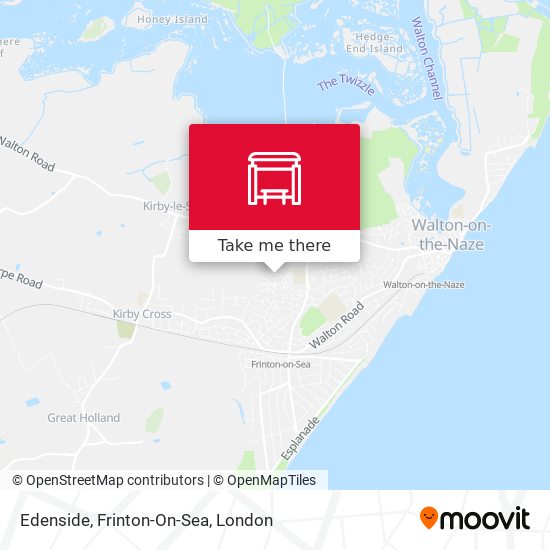 Edenside, Frinton-On-Sea map